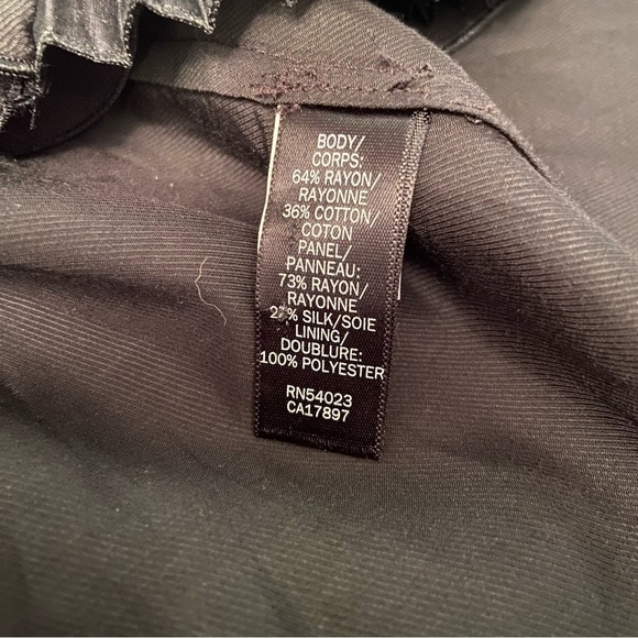 Banana Republic women’s black pleated semi-formal‎ dress in size  6 - Picture 11 of 12